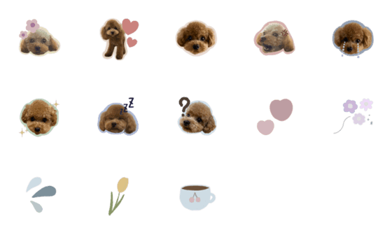 [LINE絵文字]Ajuki__coton Emojiの画像一覧