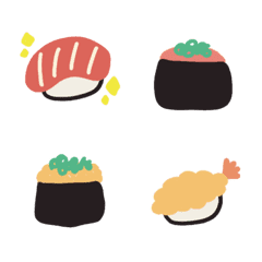 [LINE絵文字] お寿司と海の生き物たち 2の画像