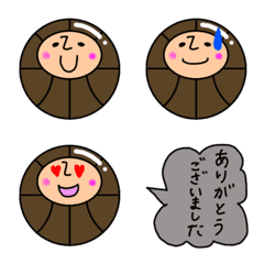 [LINE絵文字] バスケット君の画像