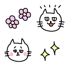 [LINE絵文字] beautiful cat 絵文字の画像