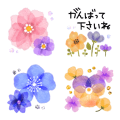 [LINE絵文字] ♡大人の女性✳︎お花の敬語✳︎絵文字♡の画像