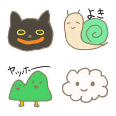 ゆるかわシュール絵文字の絵文字メイン画像
