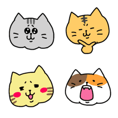 [LINE絵文字] もちもちねこ絵文字の画像