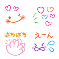 [LINE絵文字] 大人可愛い♪カラフルガーリーの画像