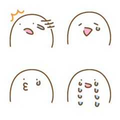 ゆるいひとの絵文字4 かなしみの絵文字メイン画像