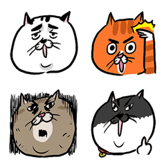 [LINE絵文字] ehcat familyの画像