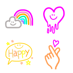 ポップスマイルの絵文字メイン画像
