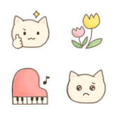 [LINE絵文字] ふわっとねこ*の画像