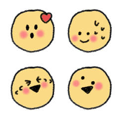 [LINE絵文字] 懐かしい顔文字③絵文字と記号の画像