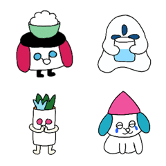 [LINE絵文字] 不思議生物！の画像