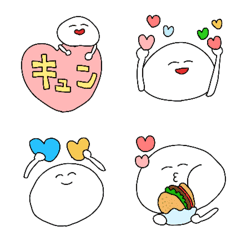 [LINE絵文字] ころまる ハートがいっぱいの画像