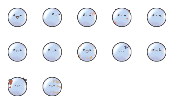 [LINE絵文字]Little soap bubbles.の画像一覧