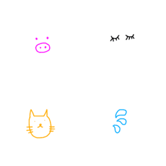 [LINE絵文字] 日常使える絵文字85 小さい絵文字の画像