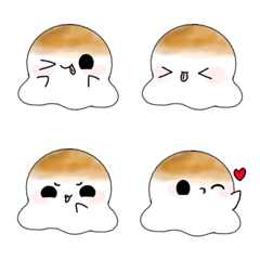 [LINE絵文字] Cute Mochi-The Daily Life of Momochiの画像