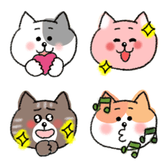 [LINE絵文字] ねこ太の感情③絵文字と記号の画像