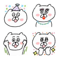 [LINE絵文字] 使いやすいゆるねこ③絵文字の画像