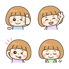 Line絵文字 ゆるかわ 女子 40種類 1円