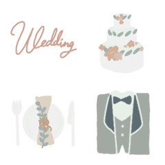 [LINE絵文字] Solid Weddingの画像