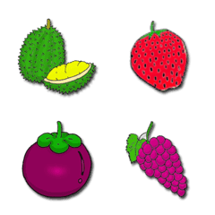 [LINE絵文字] Vegetables＆Fruits+の画像