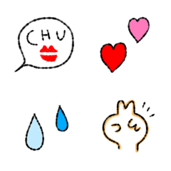 [LINE絵文字] あると便利なオトナ可愛い♡絵文字の画像