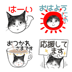 [LINE絵文字] ネコどんどん✴︎毎日スタンプ✴︎心を込めての画像