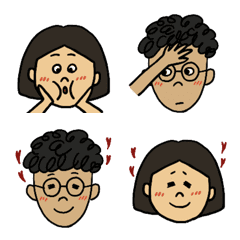 [LINE絵文字] Anna ＆ Bennyの画像