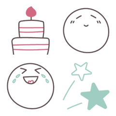 [LINE絵文字] 大人シンプルでおしゃれな絵文字の画像