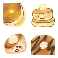 [LINE絵文字] ホットケーキの画像