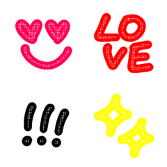 毎日使える♪大人可愛いシースルー絵文字の絵文字メイン画像