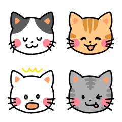 [LINE絵文字] ねこがいっぱい！の画像