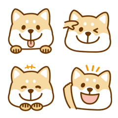 [LINE絵文字] 大人かわいい♡柴犬の絵文字の画像