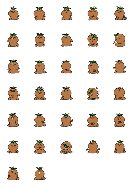 [LINE絵文字]sprout emojiの画像一覧