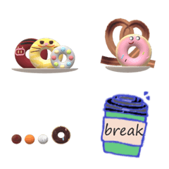 [LINE絵文字] Emoji Donutの画像