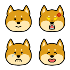 [LINE絵文字] 柴犬のスタンプの画像