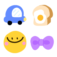 [LINE絵文字] Number and Adorable simple thing emojiの画像