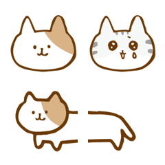 [LINE絵文字] どんな時でも猫のような生き物の画像