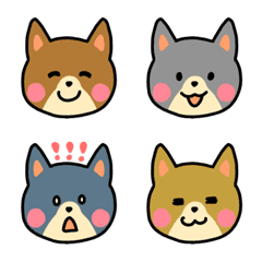 [LINE絵文字] 犬がいっぱい！の画像