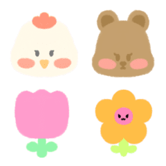 [LINE絵文字] Little cutie animalsの画像