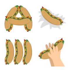 Hot dog Alphabet
