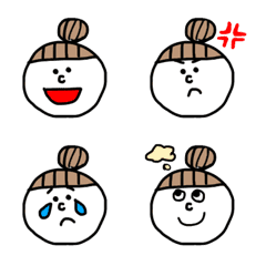 [LINE絵文字] ななもんの使える表情絵文字2の画像