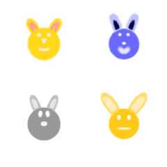 [LINE絵文字] Little rabbit001の画像