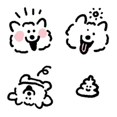 [LINE絵文字] DOUHUA THE SAMOYEDの画像