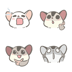 [LINE絵文字] Crazytapioca Sugar glider 001の画像