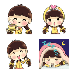 [LINE絵文字] Ning Ning Emojiの画像