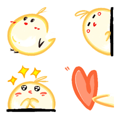 [LINE絵文字] corky chick emojiの画像