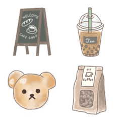 [LINE絵文字] カフェ★絵文字の画像