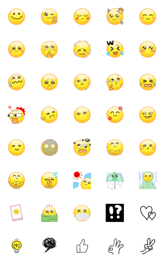 [LINE絵文字]☆日常使い☆絵文字 3の画像一覧