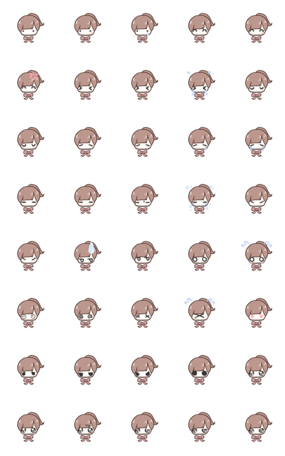 [LINE絵文字]にんげんシリーズ17の画像一覧