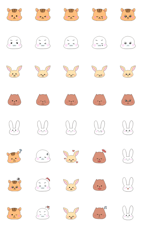 [LINE絵文字]Animal 5の画像一覧