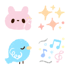 [LINE絵文字] 北欧風×クレヨンの画像
